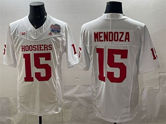 IN.Hoosiers #15 Fernando Mendoza White F.U.S.E. 2026 Patch Stitched Football American College Jerseys
