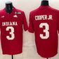 IN.Hoosiers #3 Omar Cooper Jr. Red F.U.S.E. 2026 Patch Stitched Football American College Jerseys