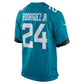 J.Jaguars #24 Chris Rodriguez Jr. Teal Team Game Football Jersey