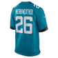 J.Jaguars #26 Kaevon Merriweather Teal Team Game Football Jersey