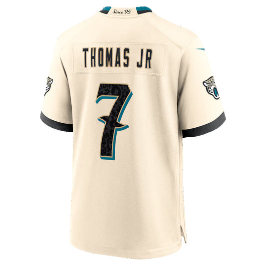 J.Jaguars #7 Brian Thomas Jr. Natural 2026 Rivalries Collection Game Football Jersey