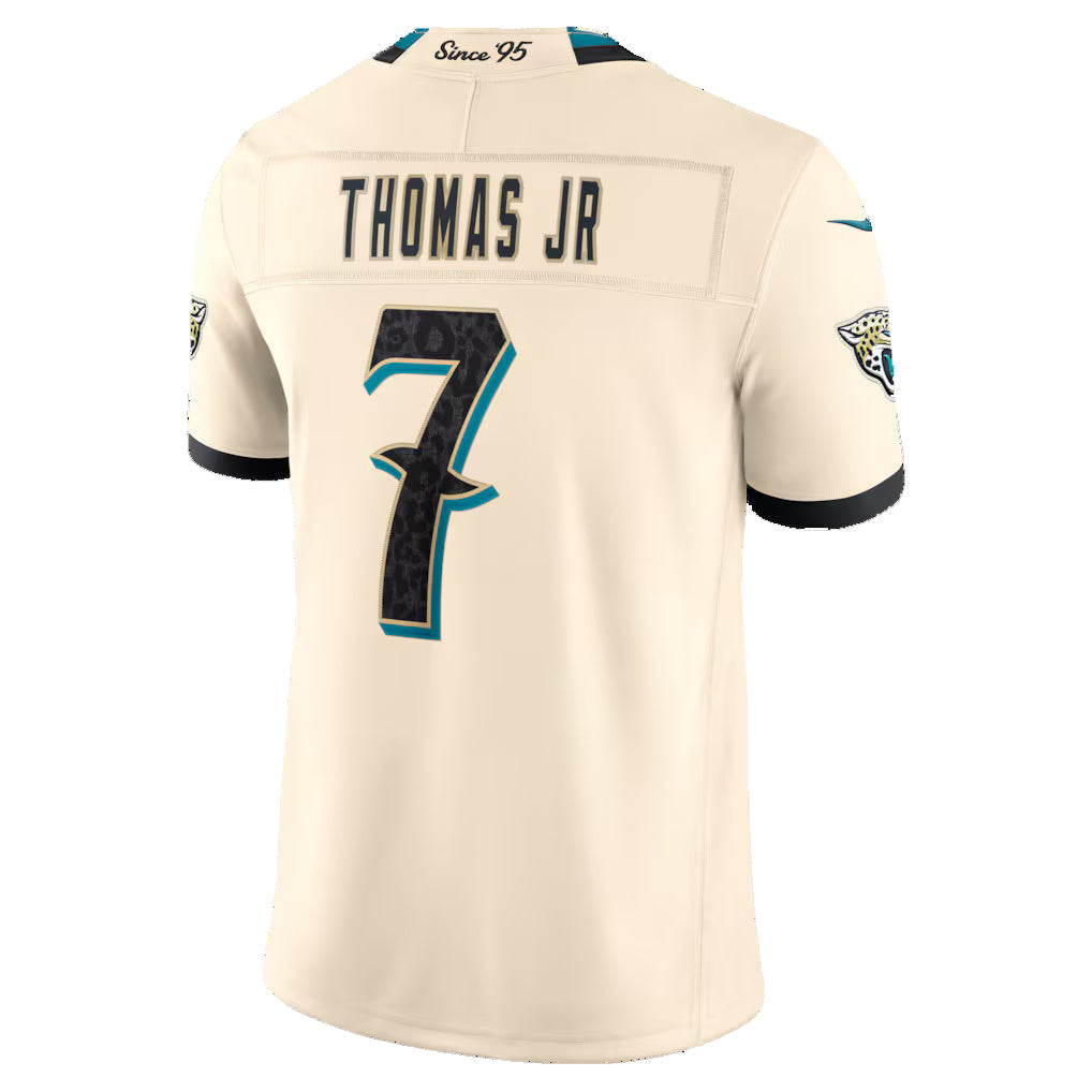 J.Jaguars #7 Brian Thomas Jr. Natural 2026 Rivalries Collection Stitched Limited Football Jersey