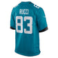 J.Jaguars #83 Hayden Rucci Teal Team Game Football Jersey