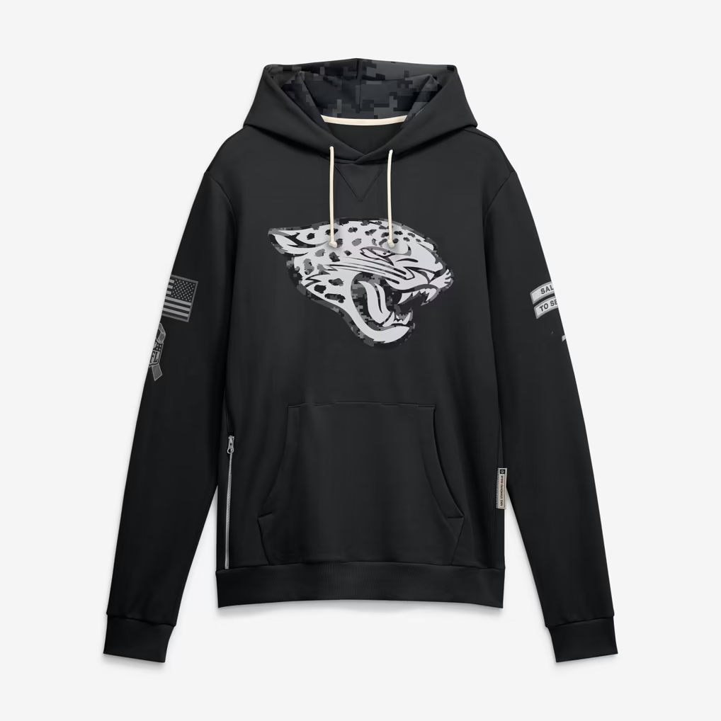J.Jaguars 2026 Salute To Service Club Pullover Hoodie Cheap sale Birthday and Christmas gifts Stitched American Football Jersey