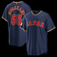 Japan Baseball #55 Munetaka Murakami 2026 World Baseball Classic Road Stadium Jersey - Navy Baseball Jersey Puhics