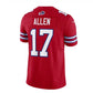 B.Bills #17 Josh Allen Red Vapor F.U.S.E. Limited Jersey – Home American Football Jerseys