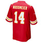KC.Chiefs #14 Garrett Nussmeier Red Game Stitched American Football Jerseys
