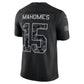 KC.Chiefs #15 Patrick Mahomes Black 2026 Salute to Service Stitched Limited Football Jersey