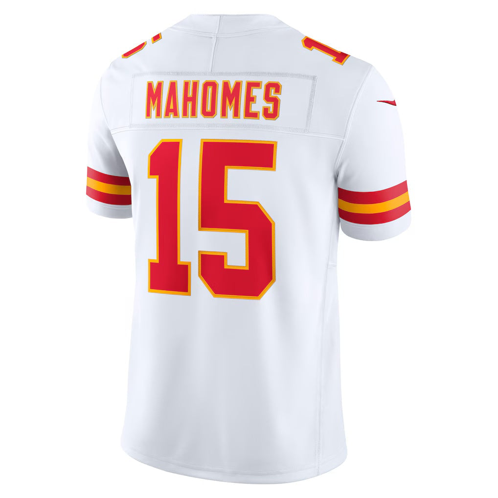 KC.Chiefs #15 Patrick Mahomes White Vapor F.U.S.E. Stitched Limited Football Jersey