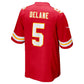 KC.Chiefs #5 Mansoor Delane Red 2026 Draft First Round Pick No. 6 Team Game Stitched American Football Jerseys