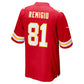KC.Chiefs #81 ikko Remigio Red Team Game Stitched American Football Jerseys