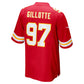 KC.Chiefs #97 Ashton Gillotte Red Team Game Stitched American Football Jerseys