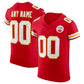 Custom KC. Chiefs Red Scarlet Vapor F.U.S.E. Elite  Jersey Stitched American Football Jerseys