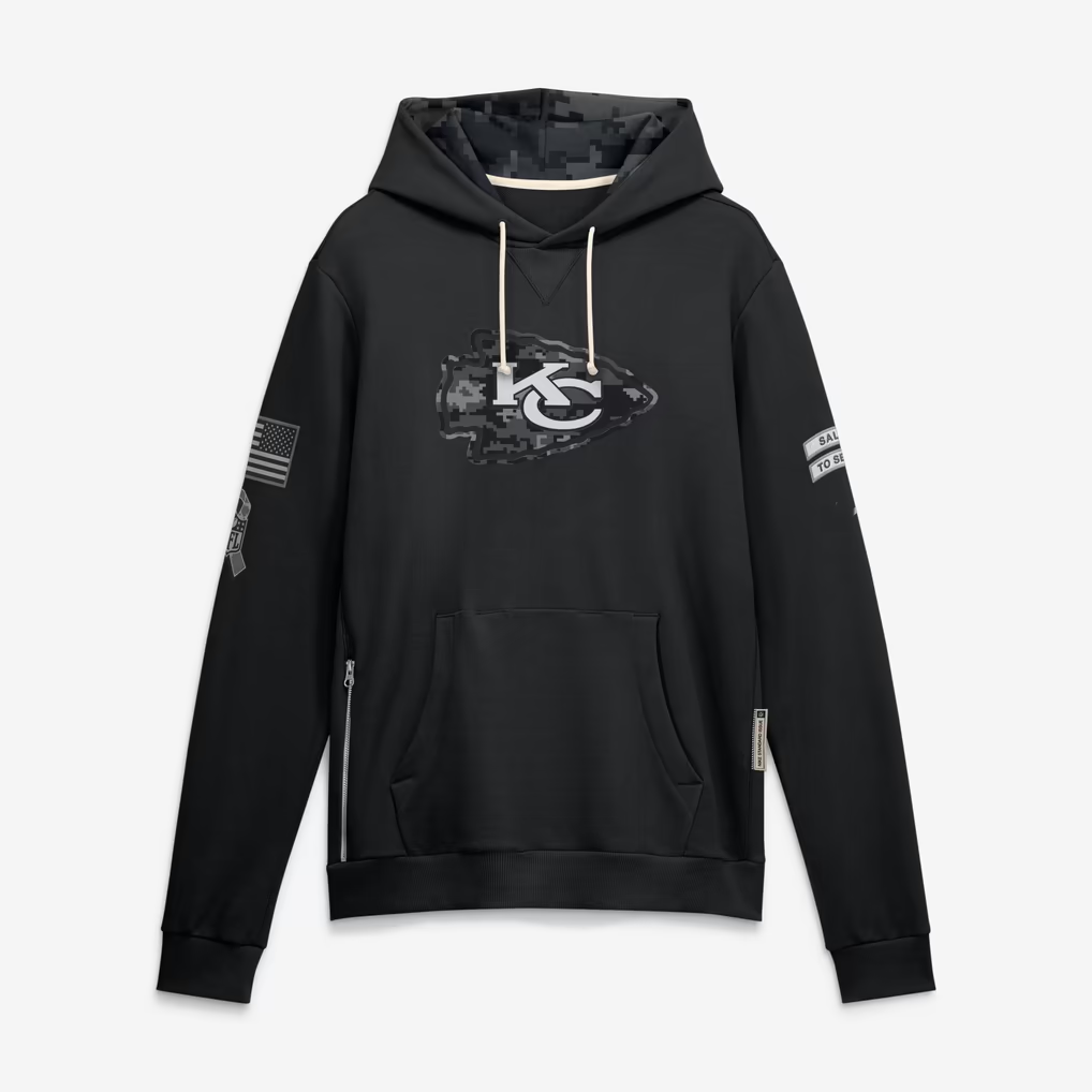 KC.Chiefs 2026 Salute To Service Club Pullover Hoodie Cheap sale Birthday and Christmas gifts Stitched American Football Jersey