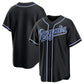 Kansas City Royals Blank Black Out Stitched Baseball Jersey