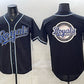 Kansas City Royals Team Big Logo 2026 Fashion Replica Black Out Stitched Jersey