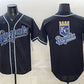 Kansas City Royals Team Big Logo 2026 Fashion Replica Black Out Stitched Jerseys