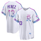 Kansas City Royals #13 Salvador Perez White 2026 City Connect Stadium Stitched Baseball Jersey