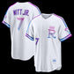 Kansas City Royals #7 Bobby Witt Jr. White 2026 City Connect Stadium Stitched Baseball Jersey