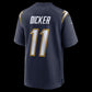 LA.Chargers #11 Cameron Dicker Navy Alternate Game Stitched American Football Jerseys