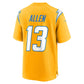 LA.Chargers #13 Keenan Allen Gold Alternate Charger Power Game American Football Jerseys