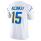 LA.Chargers #15 Ladd McConkey White Alternate Vapor F.U.S.E. Stitched Limited Football Jersey