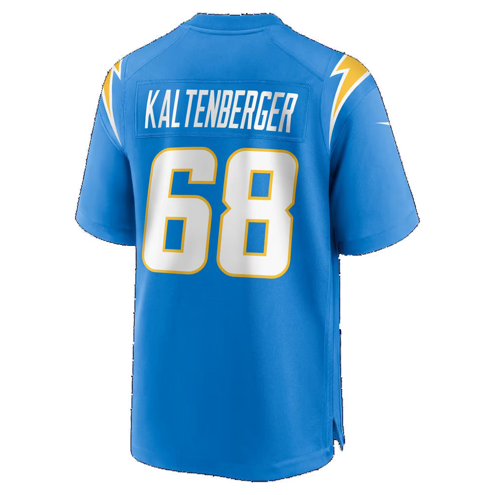 LA.Chargers #68 Josh Kaltenberger Powder Blue Team Game Football Jersey