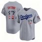 Los Angeles Dodgers #17 Shohei Ohtani Gray USA 250 Fourth of July Limited Baseball Stitched Jersey