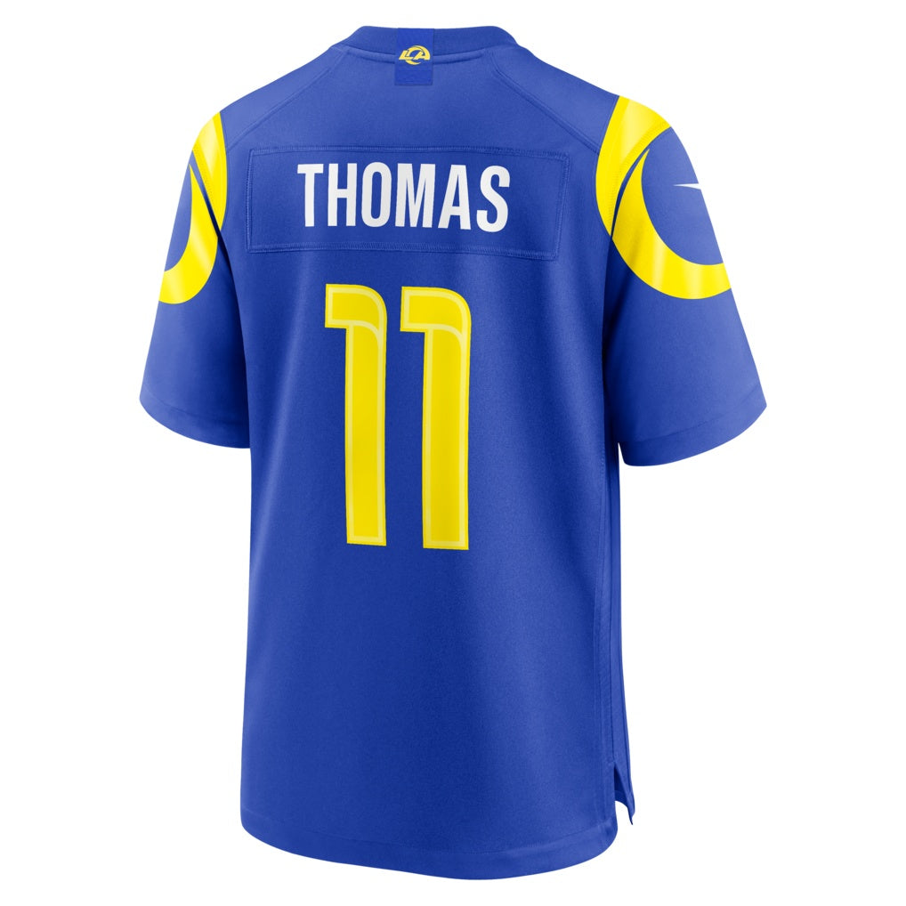 LA.Rams #11 Keir Thomas Royal Team Game Stitched Football American Jersey