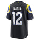 LA.Rams #12 Puka Nacua 2025 Rivalries Collection Game Jersey - Midnight Blue Stitched American Football Jerseys