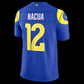 LA.Rams #12 Puka Nacua Royal Vapor F.U.S.E. Sewn Down Limited Stitched Football American Jersey