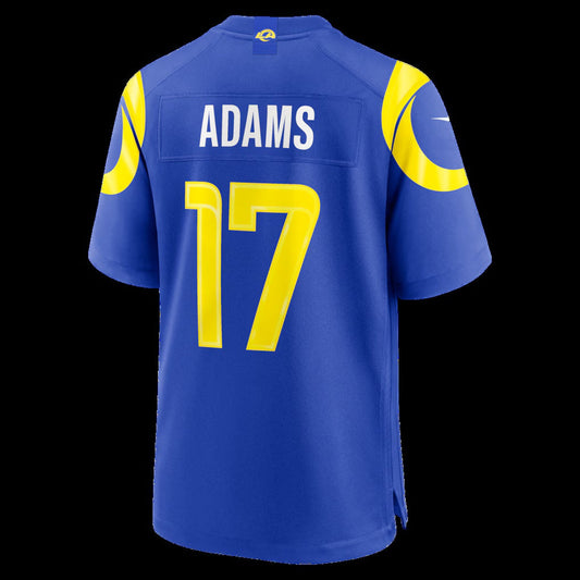 LA.Rams #17 Davante Adams Royal Team Game Player Stitched Football American Jersey