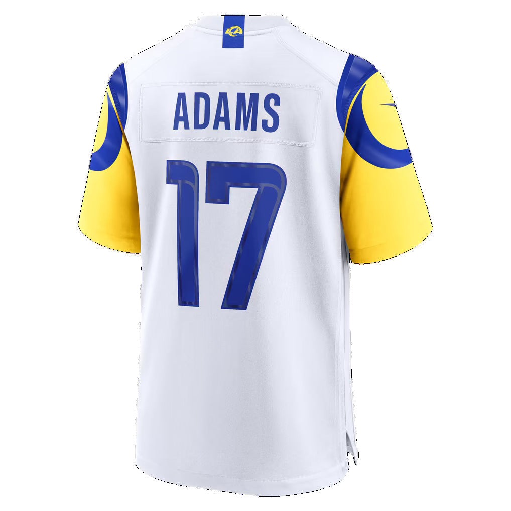 LA.Rams #17 Davante Adams White Puhics Game Jersey