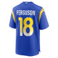 LA.Rams #18 Terrance Ferguson Royal Team Game Stitched American Football Jerseys