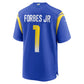 LA.Rams #1 Emmanuel Forbes Jr. Royal Team Game Stitched American Football Jerseys