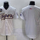 L.Tigers Blank White Pinstripe 2025 World Series Stitched Baseball American College Jerseys