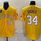 L.Tigers #34 Chase Shores Gold 2025 World Series Stitched Baseball American College Jerseys