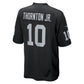 LV.Raiders #10 Dont'e Thornton Jr. Black Team Game American Football Jerseys
