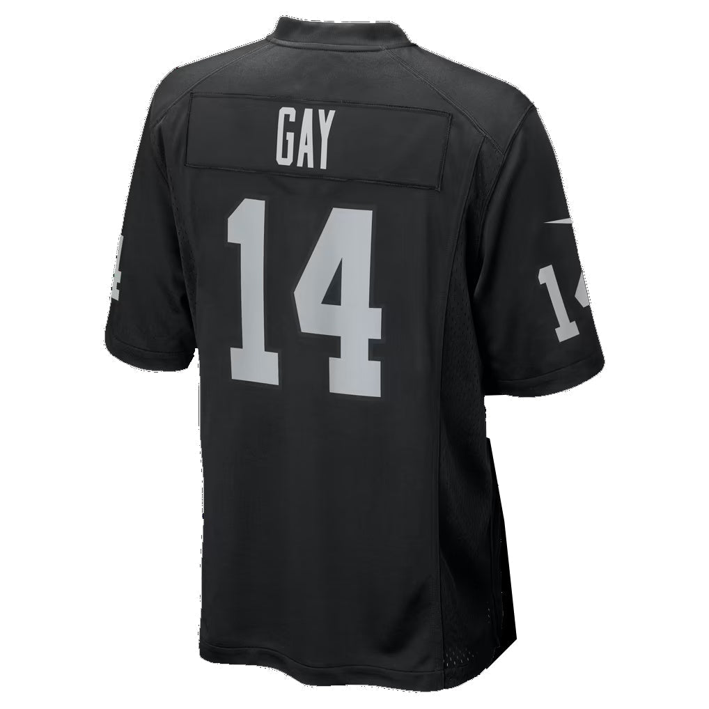 LV.Raiders #14 Matt Gay Black Team Game Football Jersey