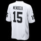 LV.Raiders #15 Fernando Mendoza White Game Player Stitched Football American Jersey