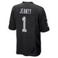 LV.Raiders #1 Ashton Jeanty Black 2025 Draft First Round Pick Game Stitched American Football Jerseys