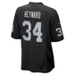 LV.Raiders #34 Connor Heyward Black Team Game Football Jersey