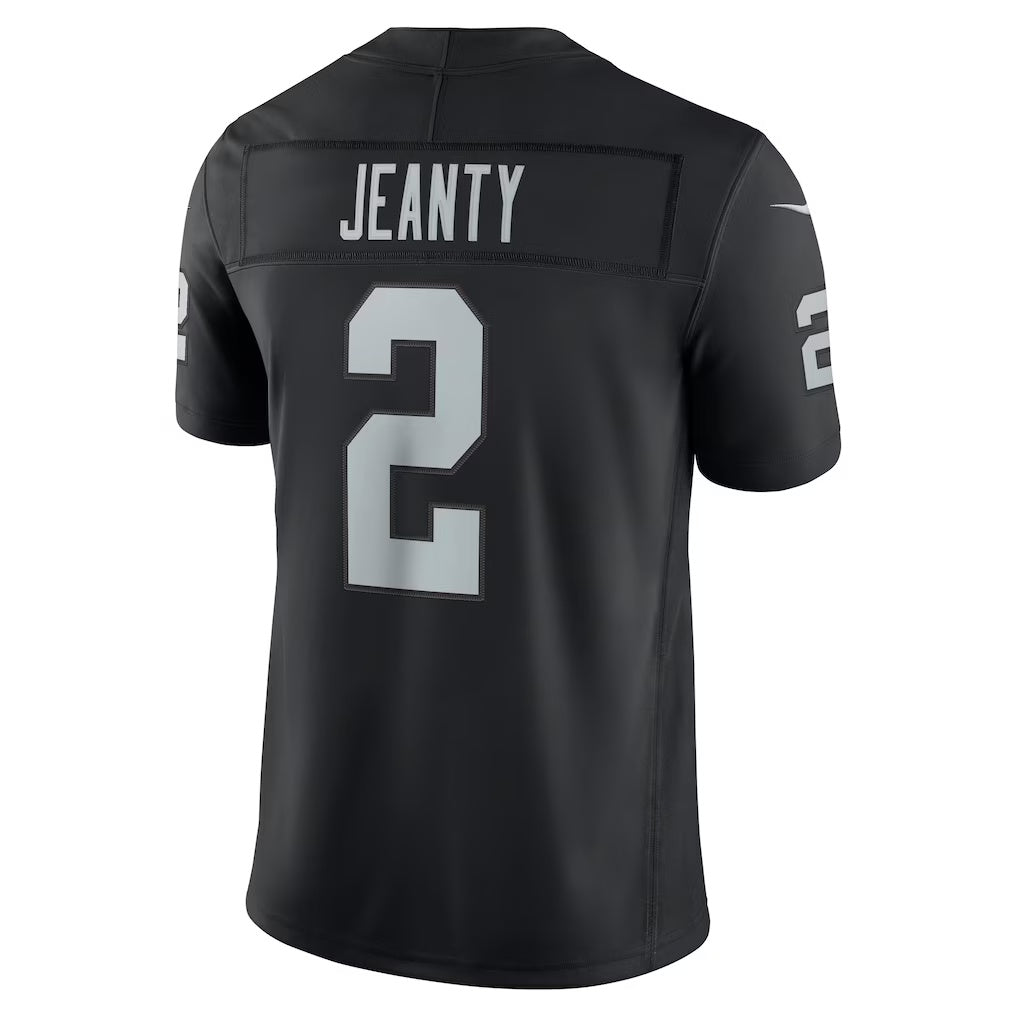 LV.Raiders #2 Ashton Jeanty Black Team Vapor F.U.S.E. Stitched Limited Football Jersey