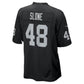 LV.Raiders #48 Cian Slone Black Team Game Football Jersey