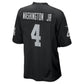 LV.Raiders #4 Mike Washington Jr. Black Team Game Football Jersey