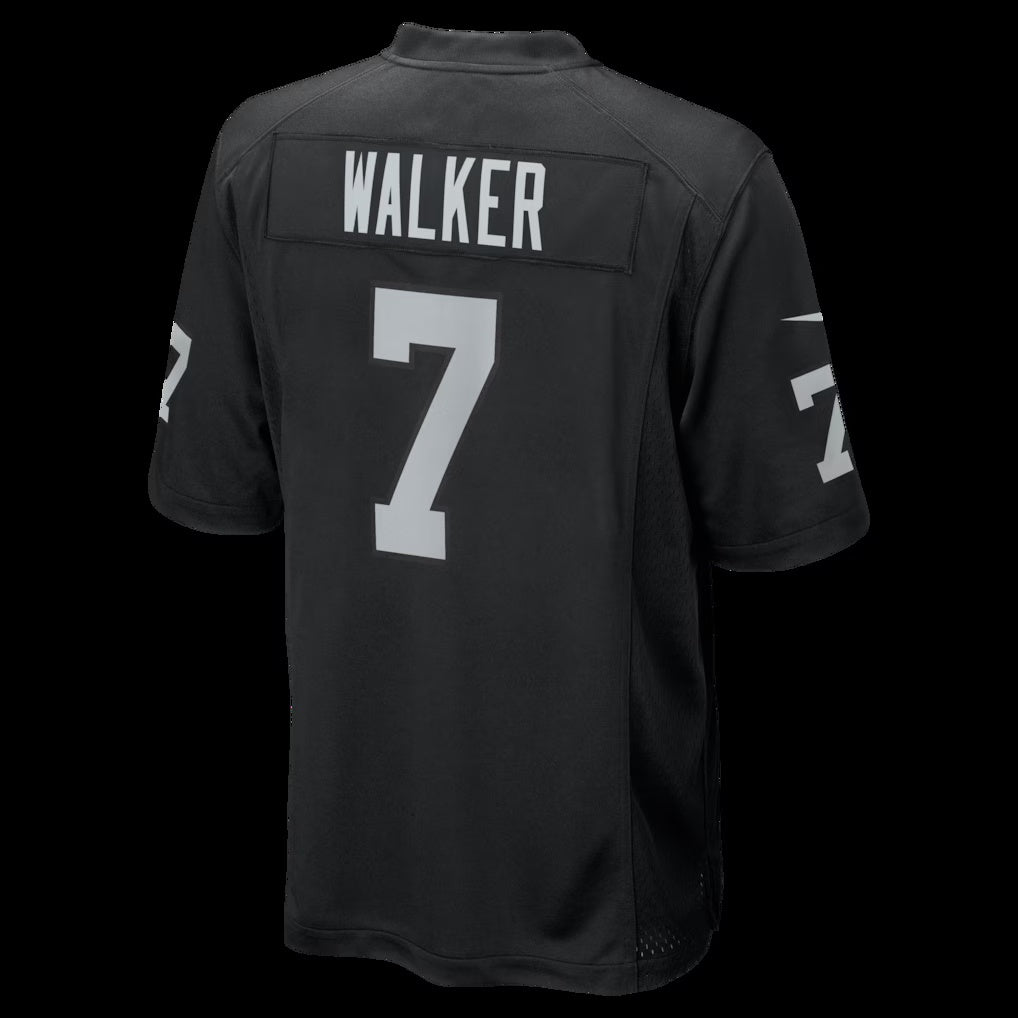 LV.Raiders #7 Quay Walker Black Team Game Stitched Football American Jersey