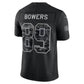 LV.Raiders #89 Brock Bowers Black 2026 Salute to Service Stitched Limited Football Jersey