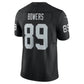 LV.Raiders #89 Brock Bowers Black Team Vapor F.U.S.E. Limited American Football Jerseys