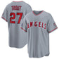 Los Angeles Angels #27 Mike Trout 2026 All-Star Game Gray Replica Baseball Jersey