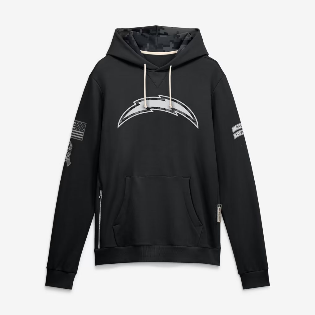 LA.Chargers 2026 Salute To Service Club Pullover Hoodie Cheap sale Birthday and Christmas gifts Stitched American Football Jersey